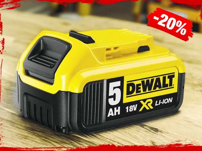Profesjonalna BATERIA AKUMULATOR 18V Dewalt Oryginalna 5Ah Mocna -20%