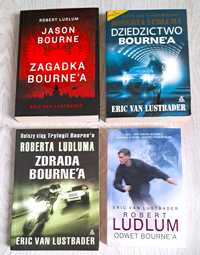 4x Robert Ludlum Odwet Bourne'a Dziedzictwo Zdrada Zagadka Bourne'a