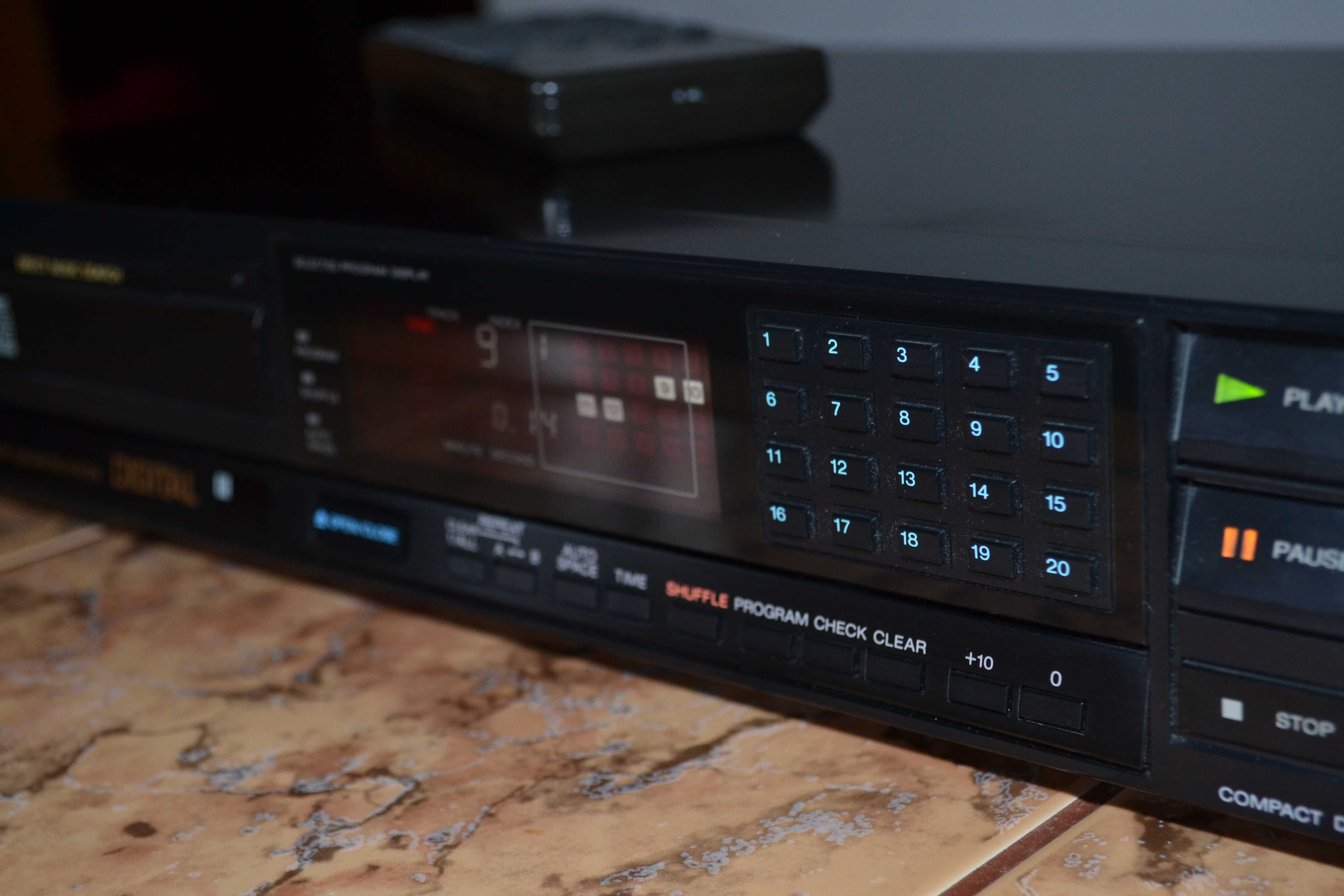 Odtwarzacz Cd SONY cdp 203 ES oryginalny pilot jak nowy