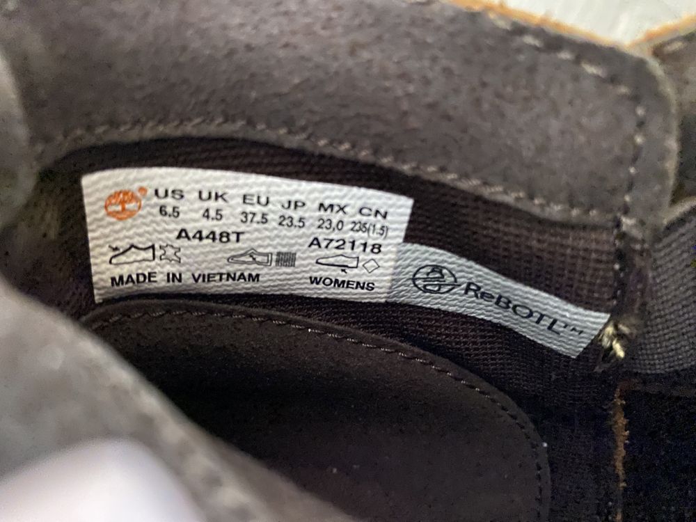 Новые. Весенние-осенние ботинки челси Timberland, р.36,5.