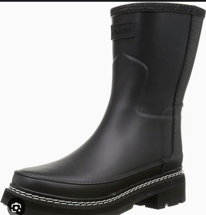 36 black Hunter Boots Chelsea refined stitchs, novo a estrear