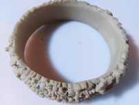 Pulseira de senhora modernos, elegante, de osso, antiga. Ref 306
