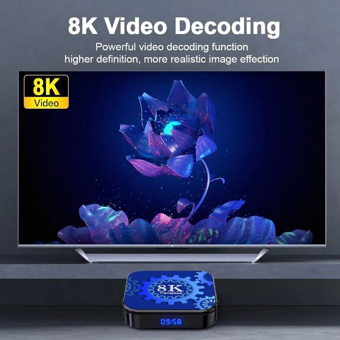 Андроїд приставка Смарт тв Transpeed 8K 4/32 Gb Android 13 HDR10