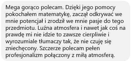 Matematyka łatwa i przyjemna! Korepetycje online.