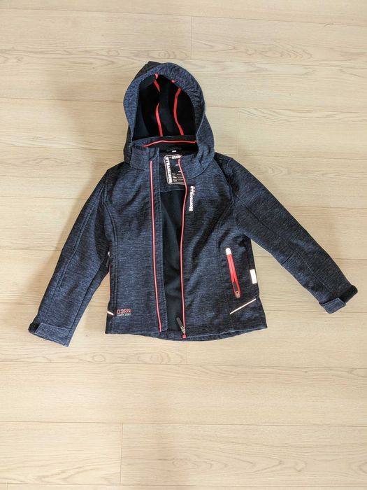 Kurtka dla dziewczynki  przeciwdeszczowa 128cm JAK NOWA