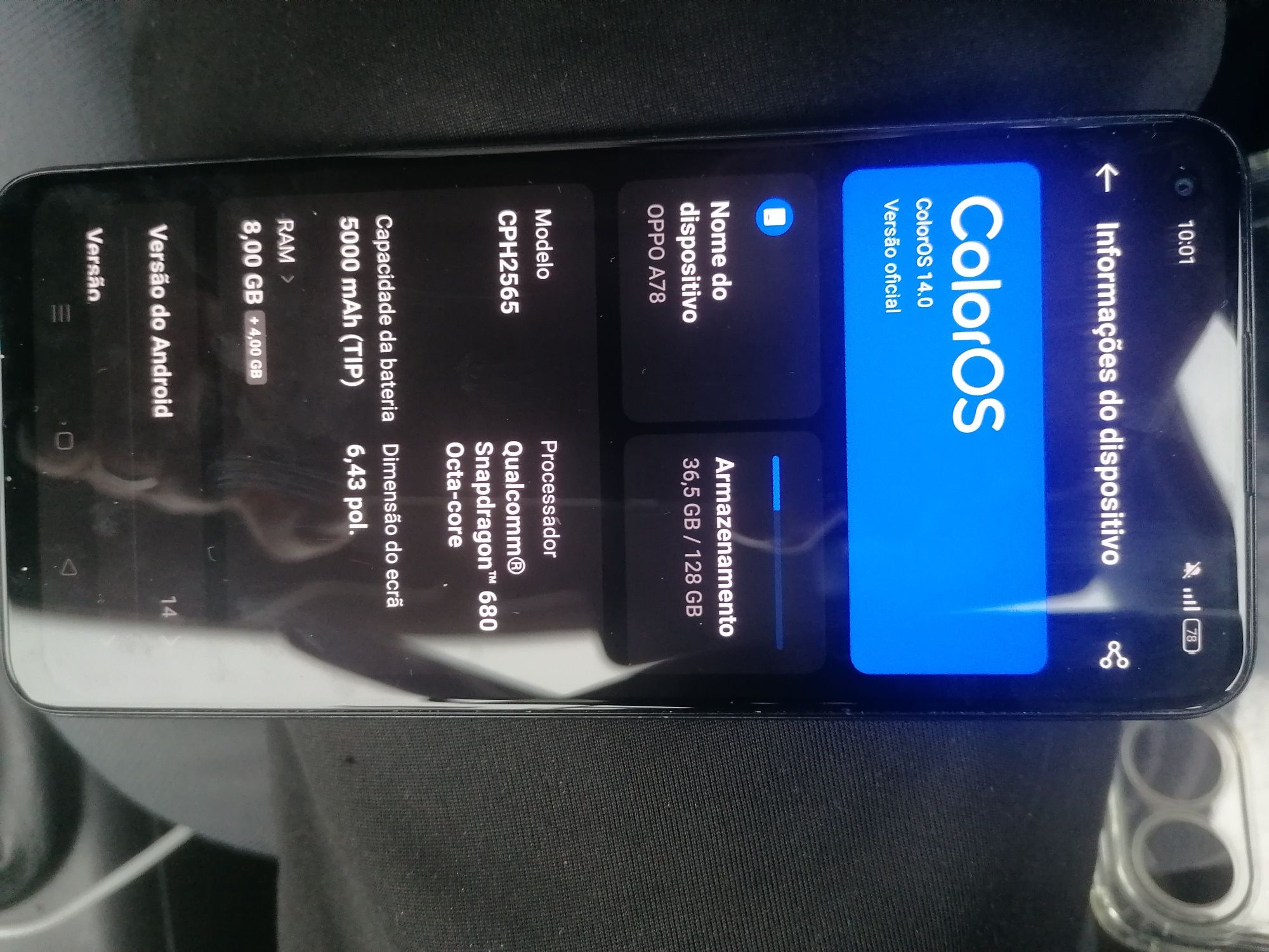 OPPO A78 4G em bom estado e a funcionar