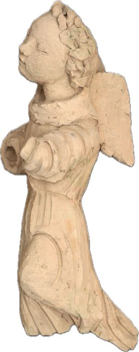 Jorge Barradas - Anjo de suspensão - escultura em barro