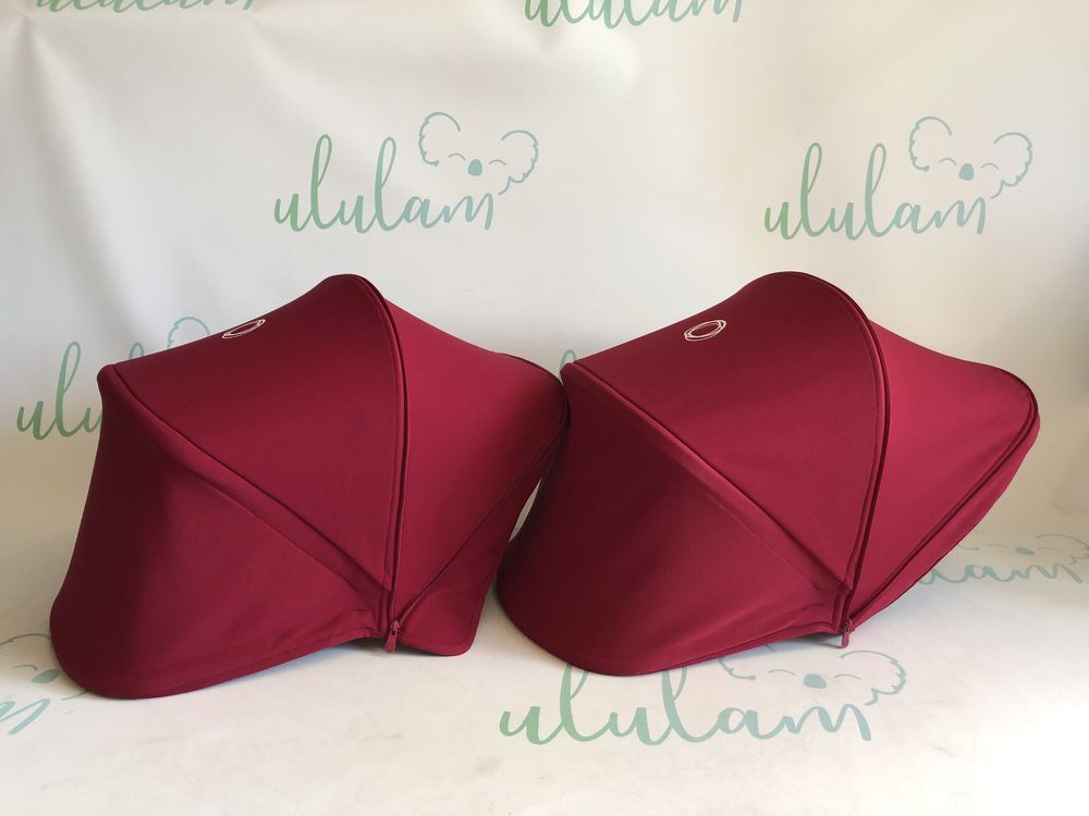 Bugaboo Donkey 2 budka daszek Ruby Red x2