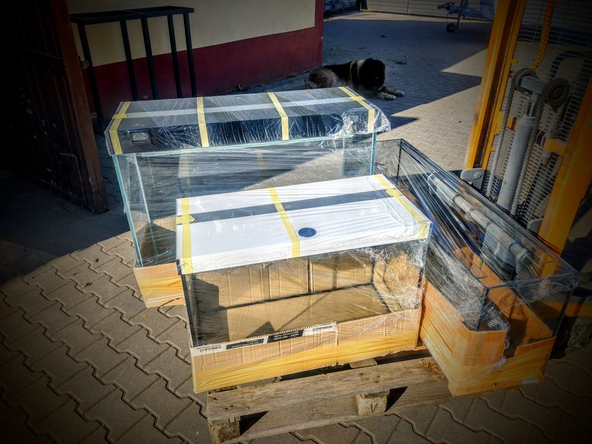 Akwarium proste 80x40x60 - 192 litrów OPTIWHITE