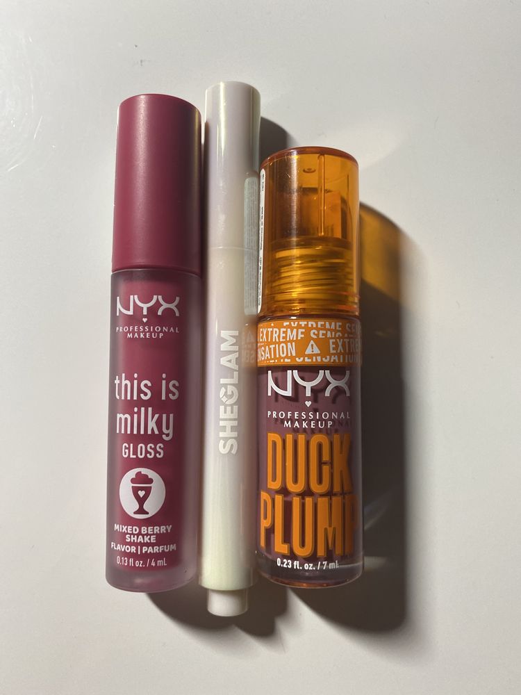 Нові блиски для губ Maybelline/Loreal/NYX/Revolution