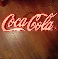 Napis LED Coca Cola