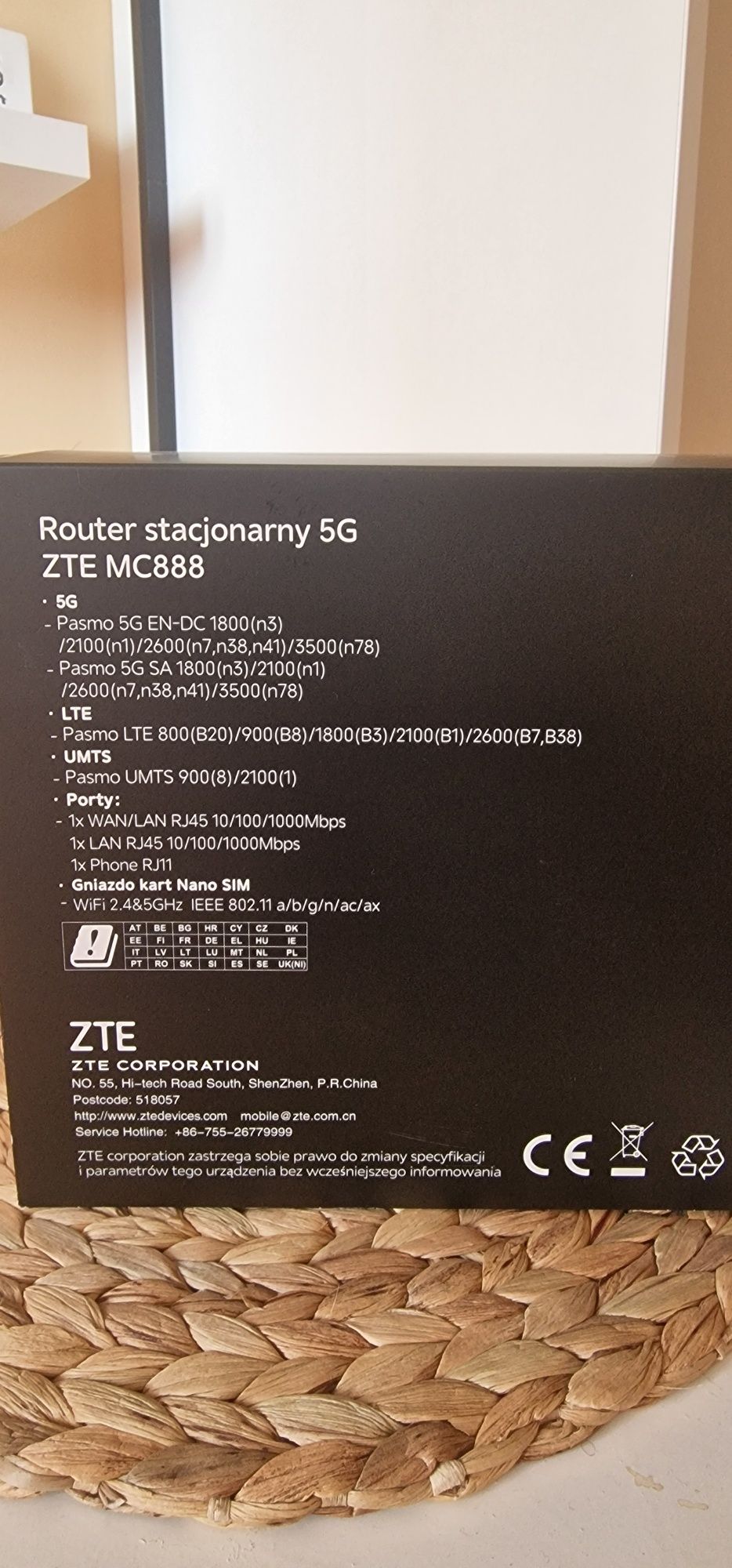Router  ZTE MC888B 5G