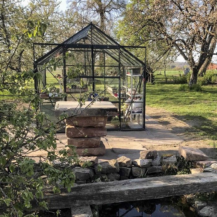 Aluminiowa Szklarnia  szkło hartowane  Duża Wysoka - Black Week!