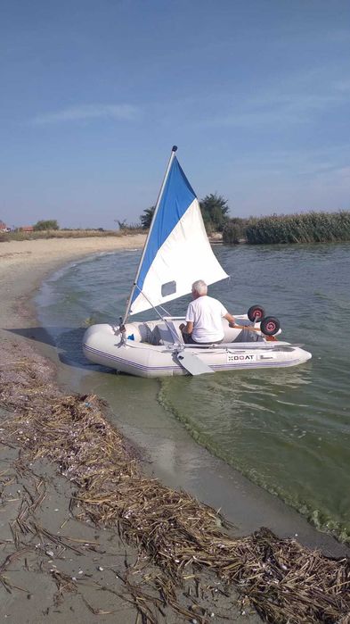 Ponton X-Boat 300+silnik+ożaglowanie+przyczepa