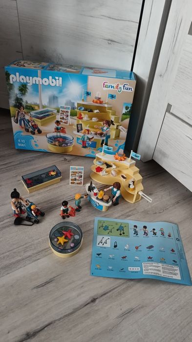 Playmobil 9061 sklepik z oceanarium zestaw figurki kompletny