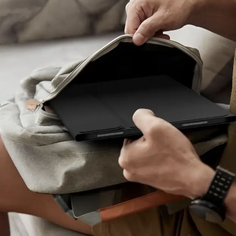 Capa+ teclado Ipad Pro de 12.9, 4,5,6 Geraçao