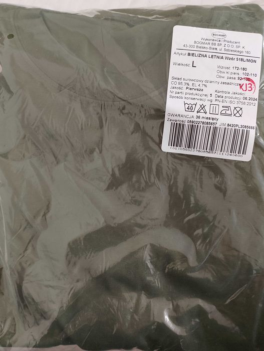 Bielizna letnia MON