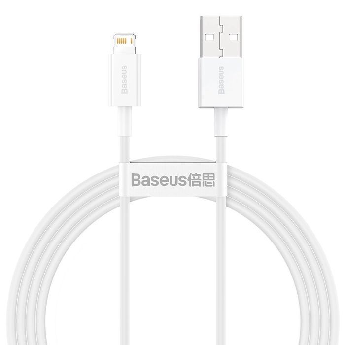 Baseus Superior kabel USB - Lightning 2,4A 1,5m Biały