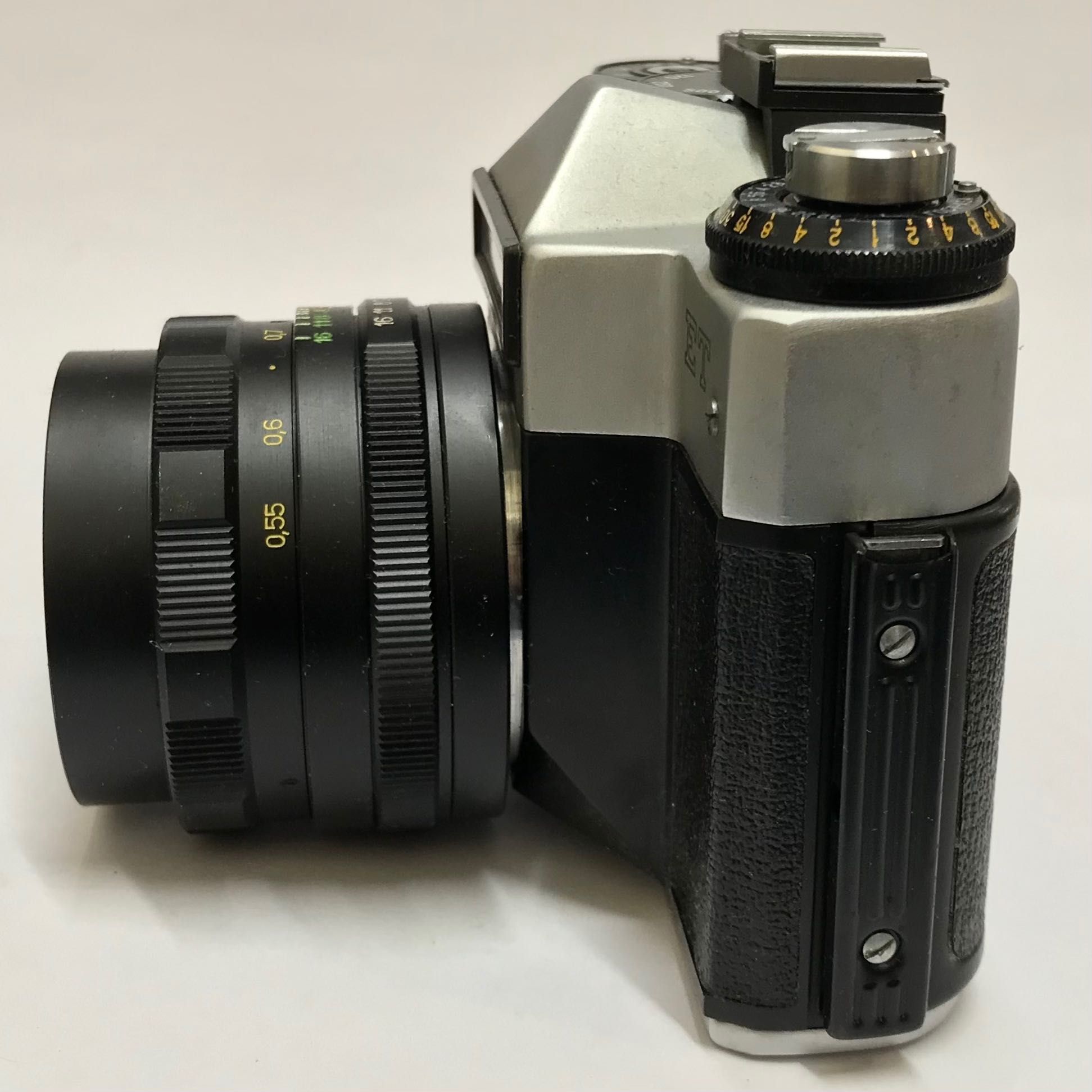 ZENIT ET Aparat Obiektyw HELIOS 44 M4 oryginalne ETUI sprzęt VINTAGE