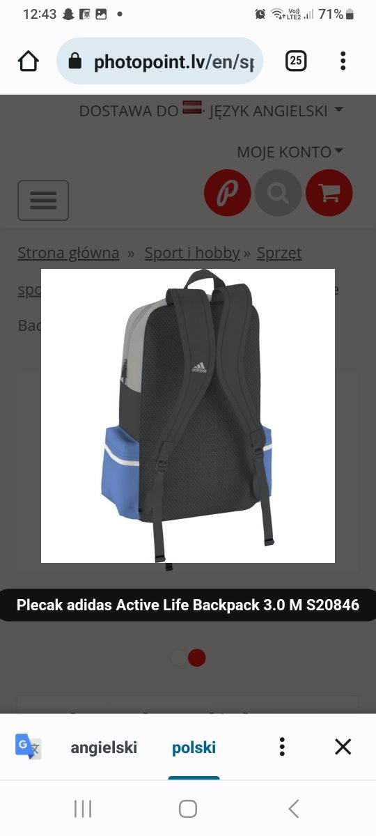 Plecak adidas active life