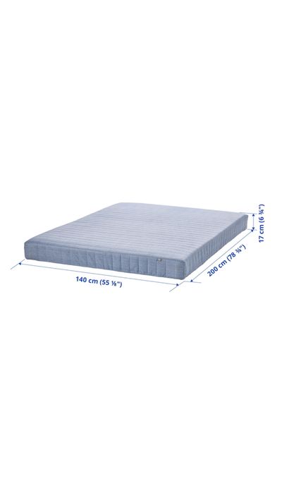 Colchão de molas extra firme IKEA com 140x200.