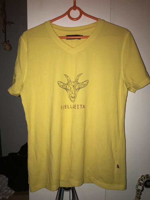 Żółty damski tshirt