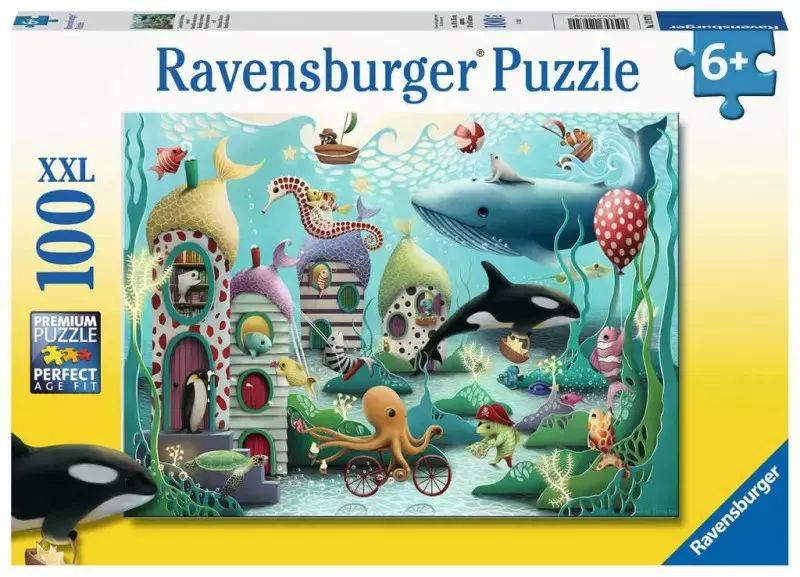 Puzzle 100 elementów XXL. Świat pod wodą. Ravensburger