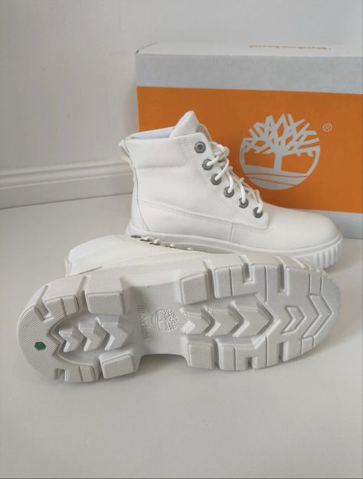 Timberland greyfield mid lace boot – blanc de blanc