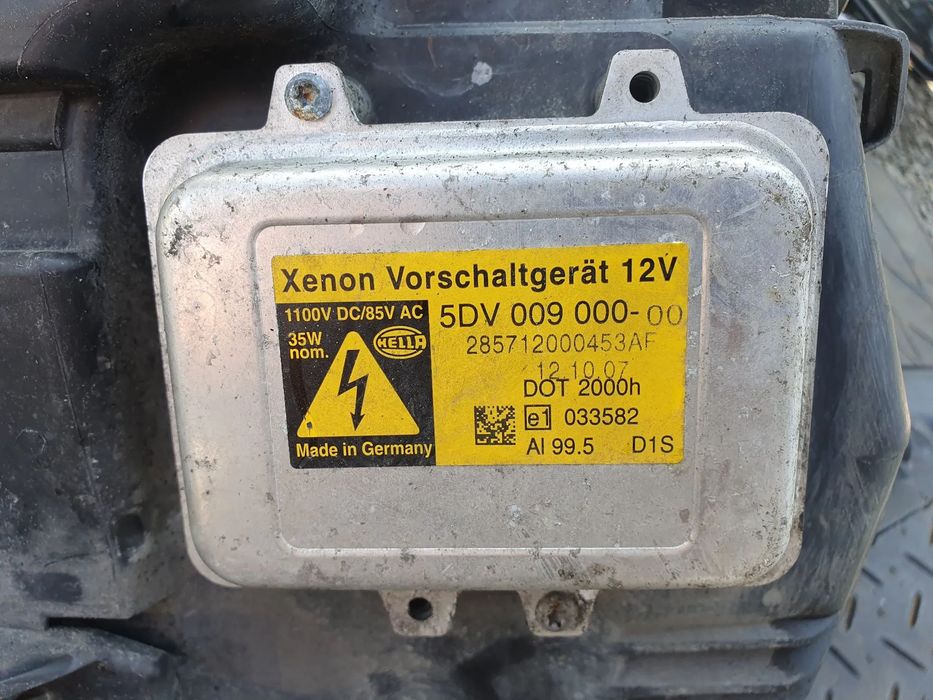 PRZETWORNICA LAMPY XENON CITROEN C4 GRAND PICASSO I 06-13 5DV009000-00 MERCEDES BMW HELLA ORYGINAŁ POSIADAM 2 SZT