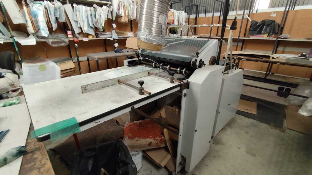 Maquina de impressão de sacos papel /plástico.