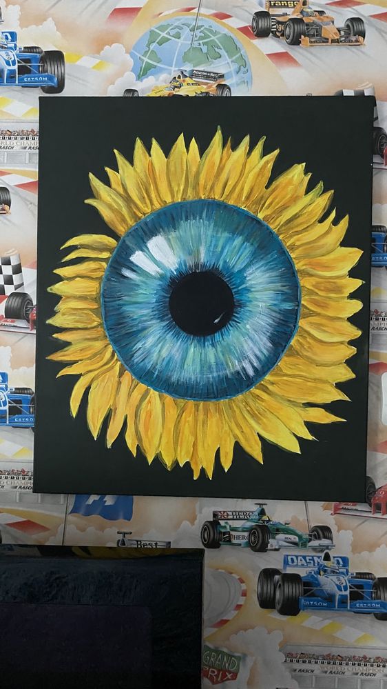 Картина сонячне око, розмір 50на60