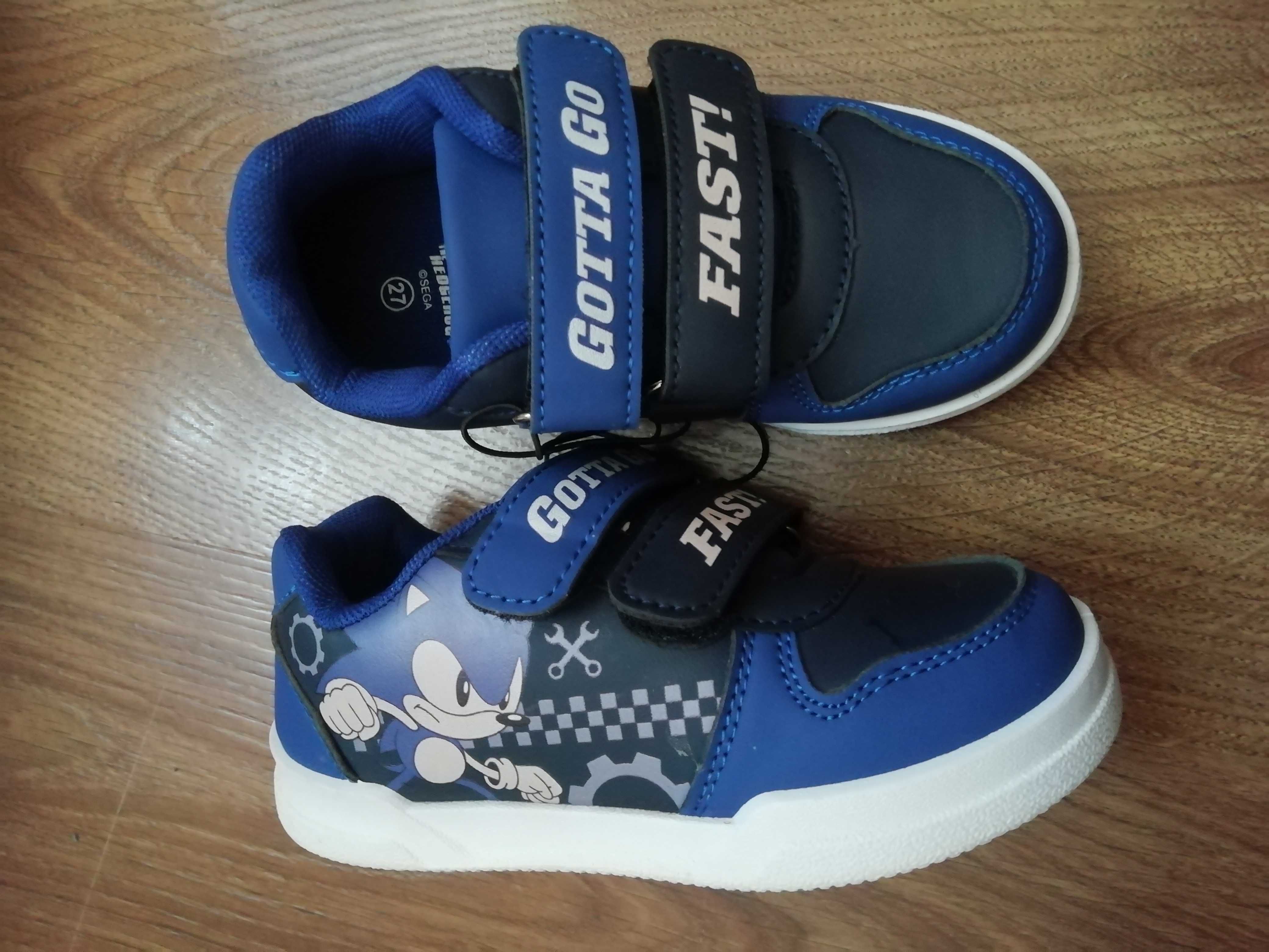 Nowe buty dziecięce rozmiar 26 dla chłopca granatowe Sonic
