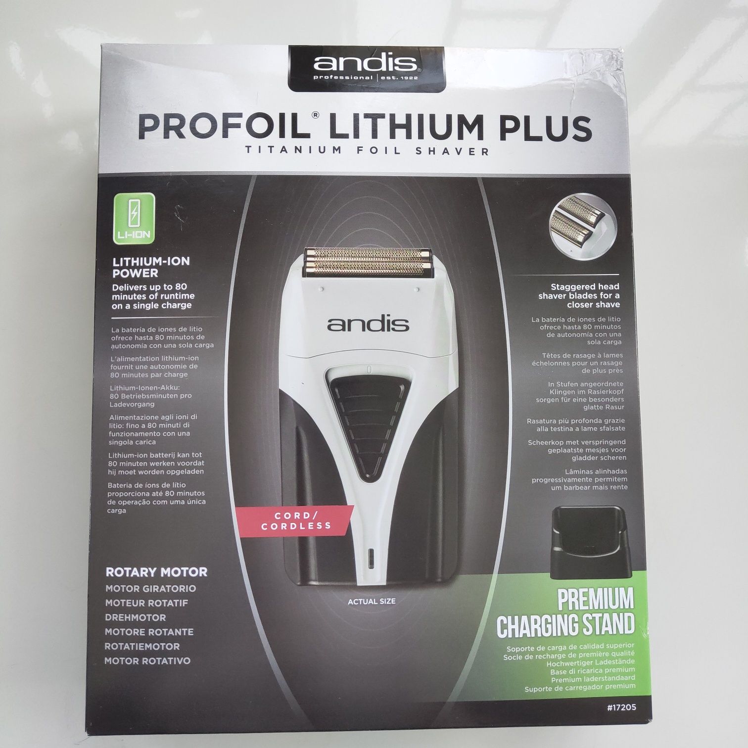 Шейвер Andis TS-2 ProFoil Lithium Plus Shaver Электробритва