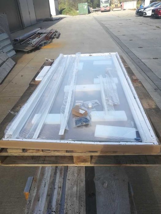 Drzwi prysznicowe New Soleo 870x1950 szkło czyste 6mm NOWE !!!