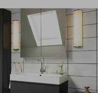 Szafka łazienkowa lustrzana z lustrem szklana IKEA 80x90x15  GODMORGON
