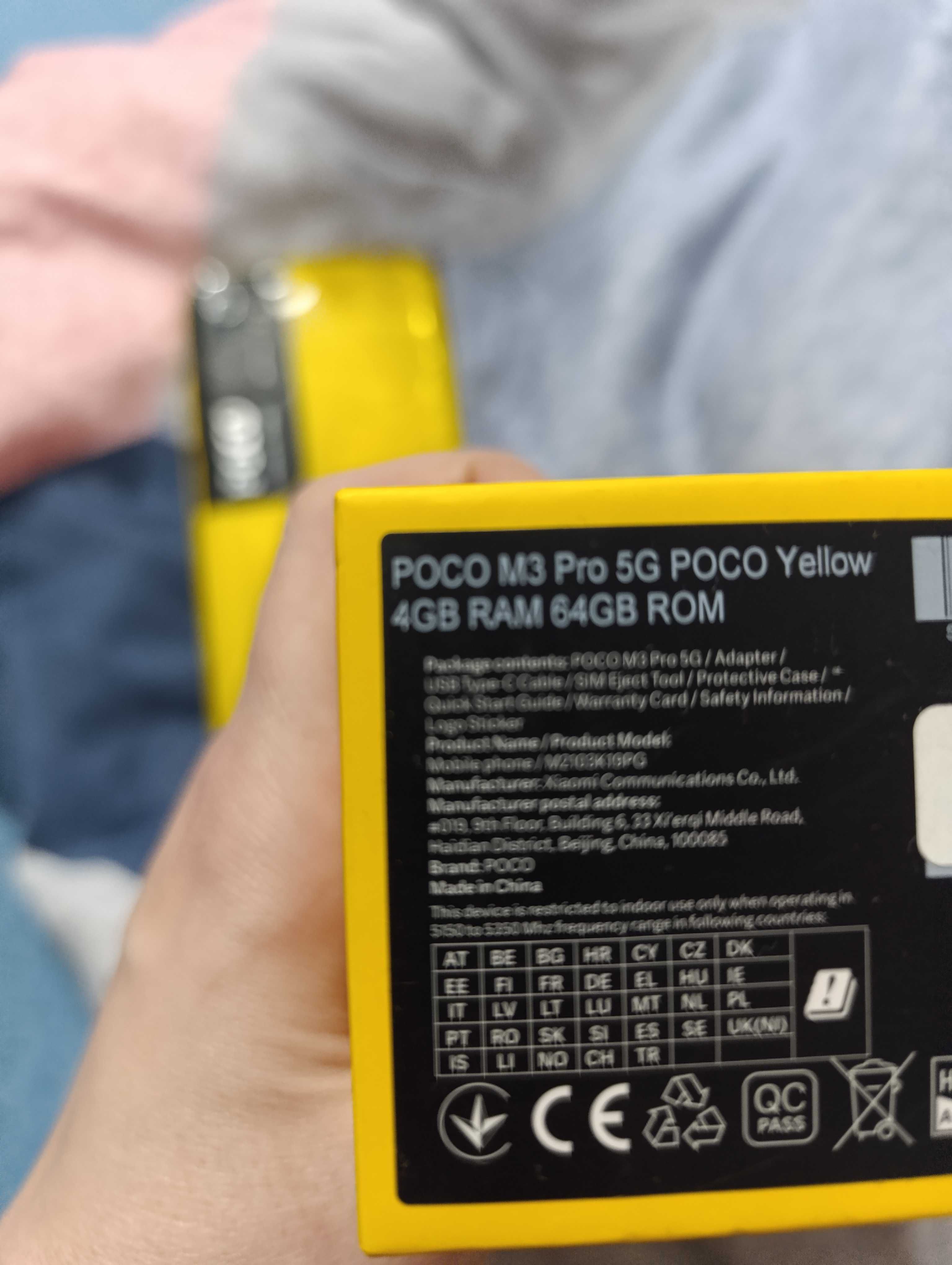 Poco M3 pro 5G yellow