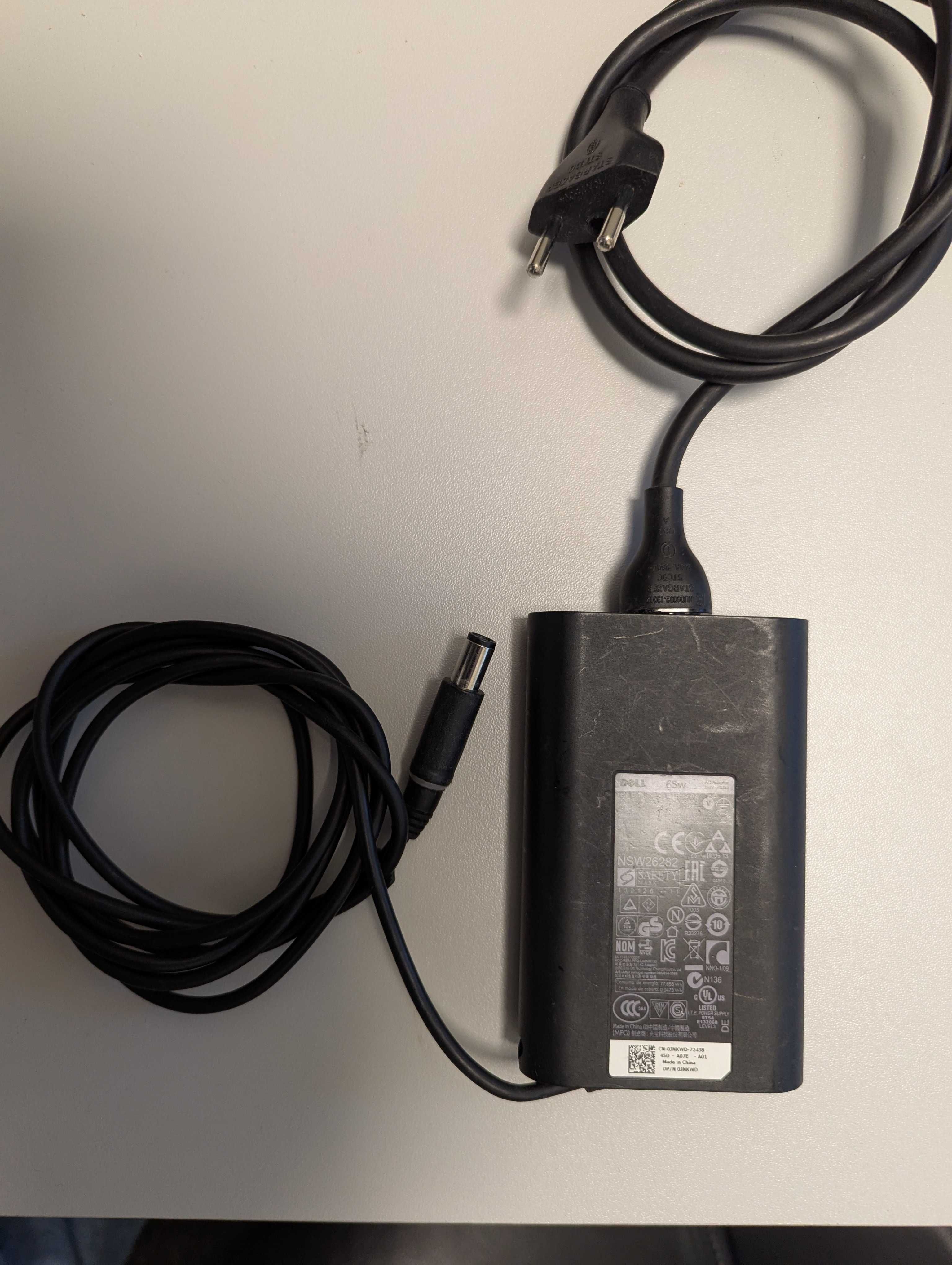 Oryginalny Zasilacz Ładowarka Dell 19,5V 65W LPS