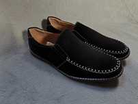Buty męskie mokasynki  zamszowe