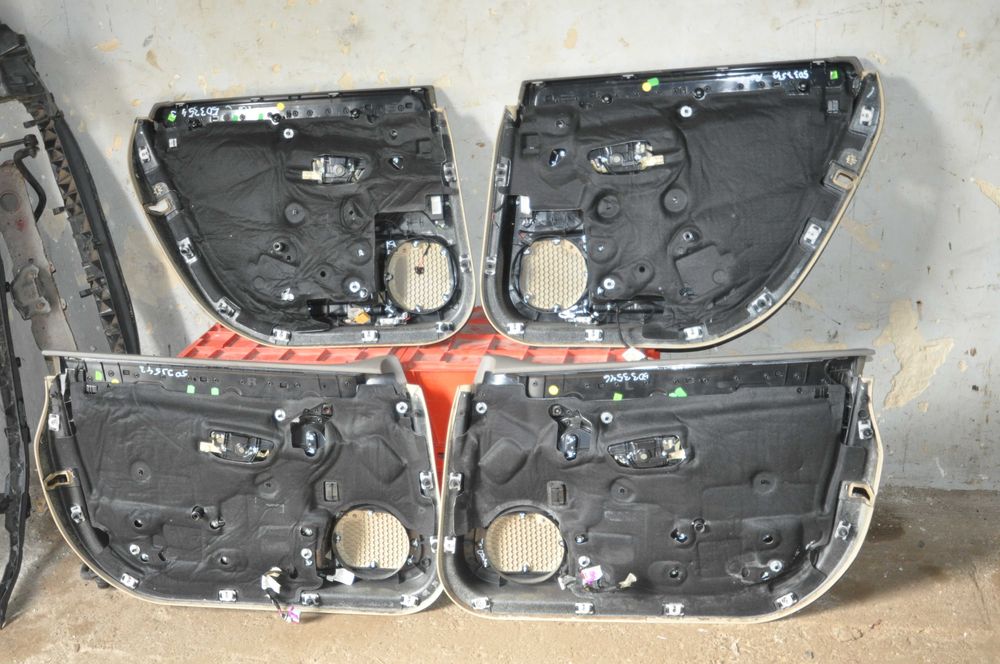 Audi A8 d3 карта карты в салон комплект 4шт белые