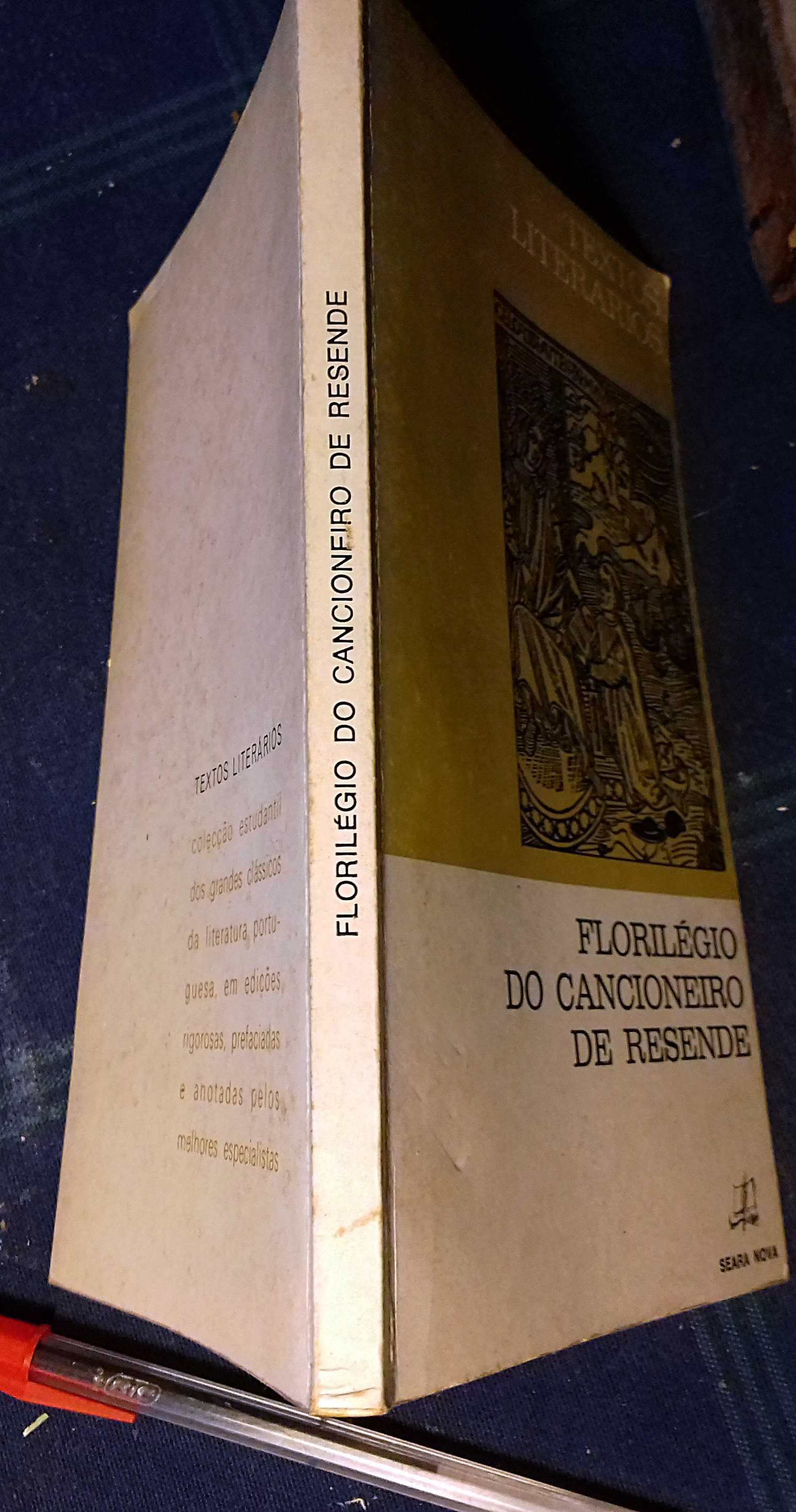 Florilégio do Cancioneiro de Resende (poesia antiga). Inclui portes