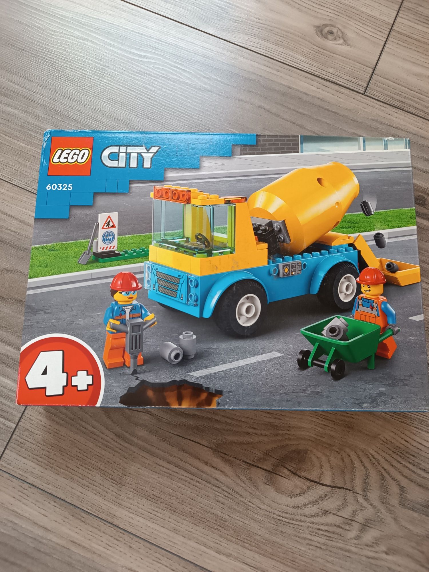 LEGO CITY 60325 Nowe! Ciężarówka z betoniarką Wiek 4+