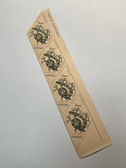 Selos da Guiné, Série Cobras/Reptéis, Não Usados