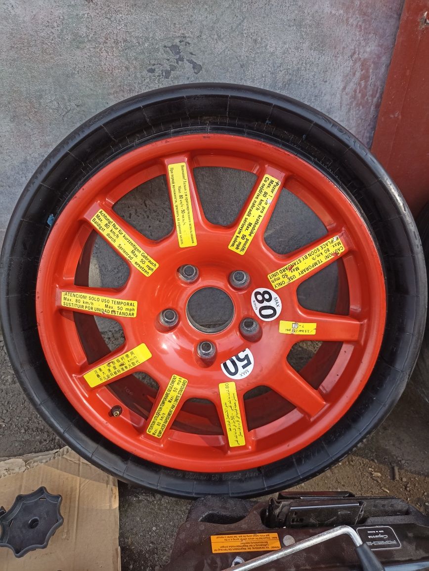 Докатка,запаска 5×130, Audi Q7, VWTouareg, Porsche Cayenne 195/75R18