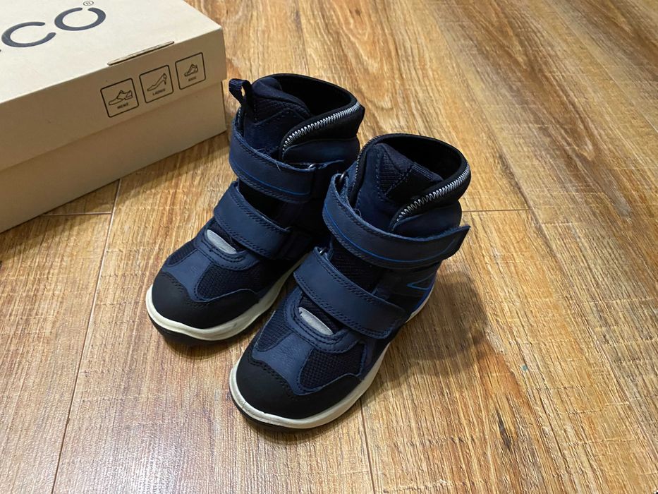 Ecco Gore-Tex ботинки зимние термо сапожки черевики детские ECCO р.27