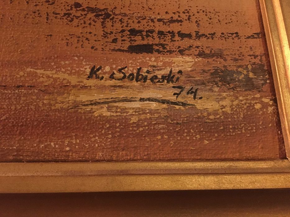 Pejzaż - obraz olejny - duży K. SOBIESKI 74
