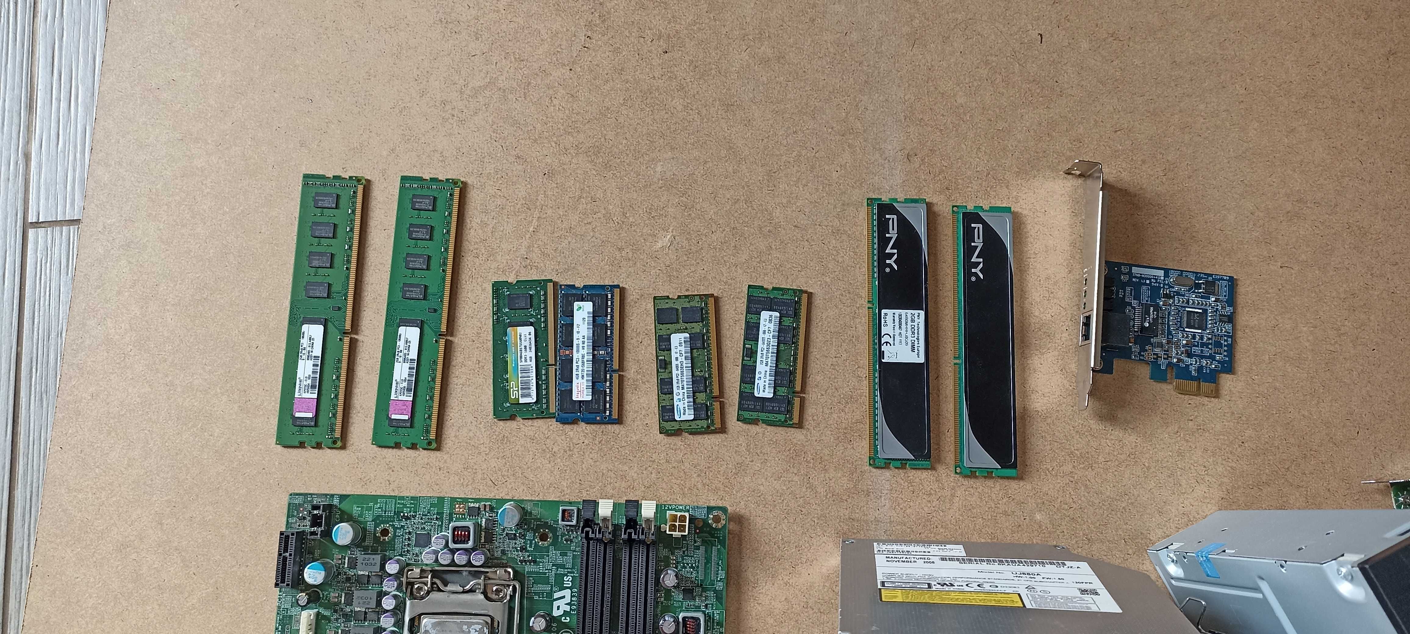 Lote material RAM, processador, ect