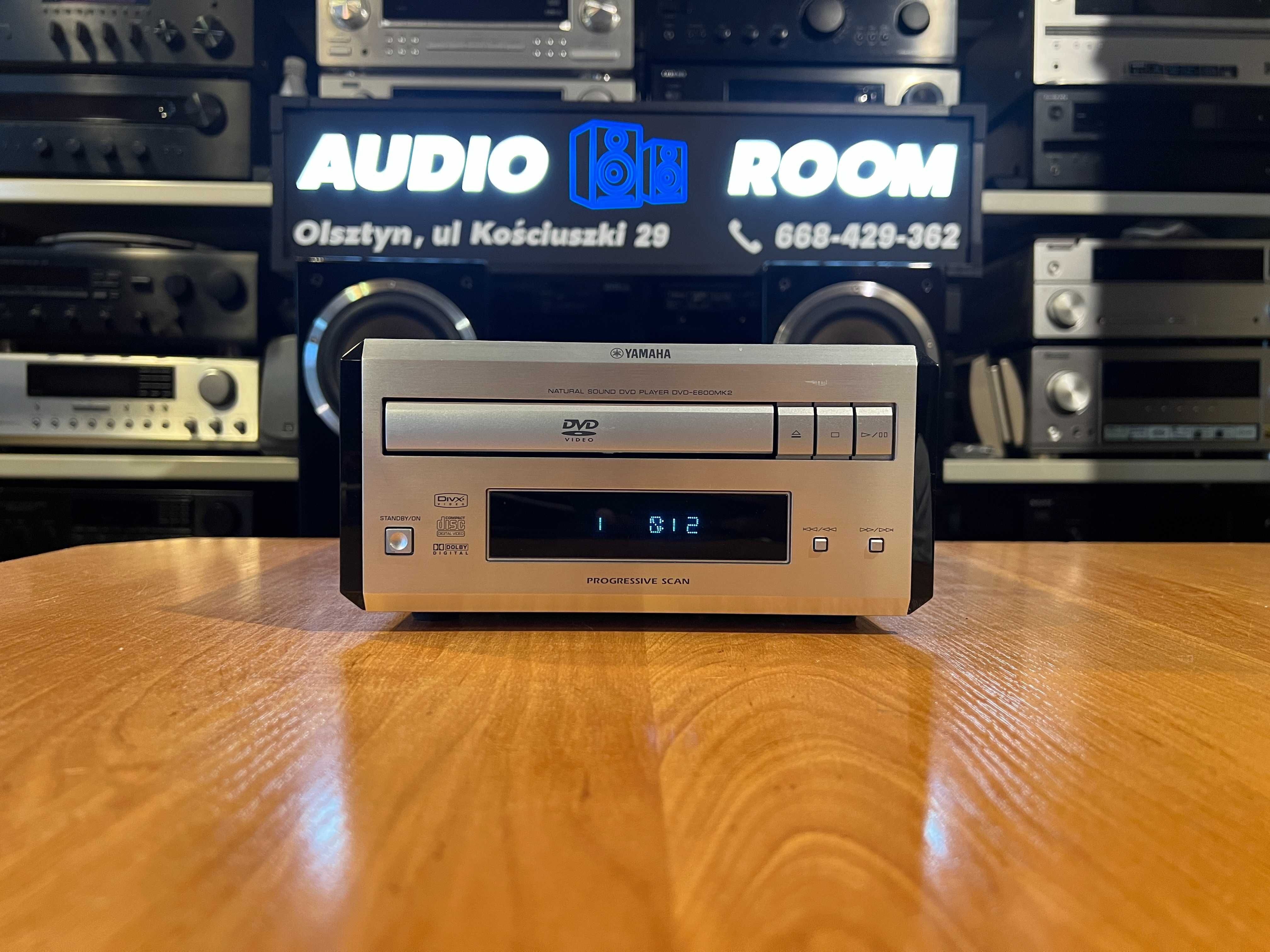 Odtwarzacz płyt CD/DVD Yamaha DVD-E600MK2 PianoCraft, Audio Room