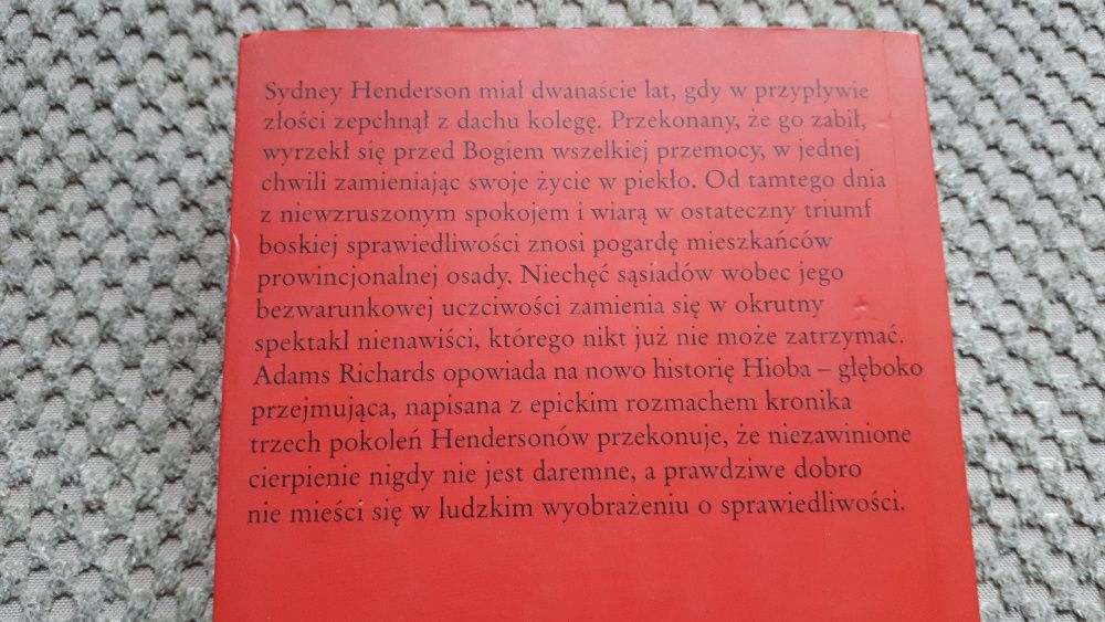 "Grzech miłosierdzia" David Adams Richards