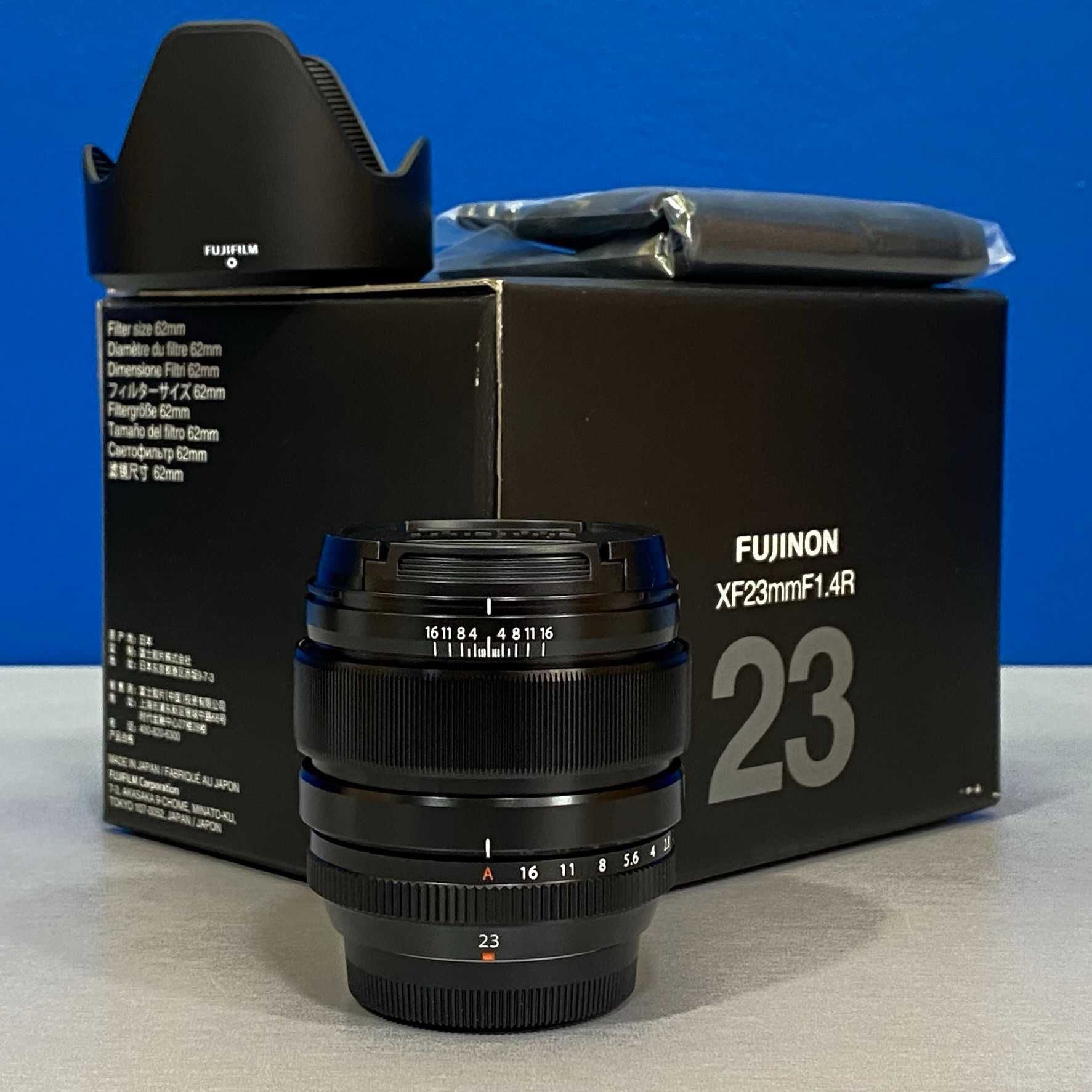 Fujifilm XF 23mm f/1.4 R (NOVA - 2 ANOS DE GARANTIA)