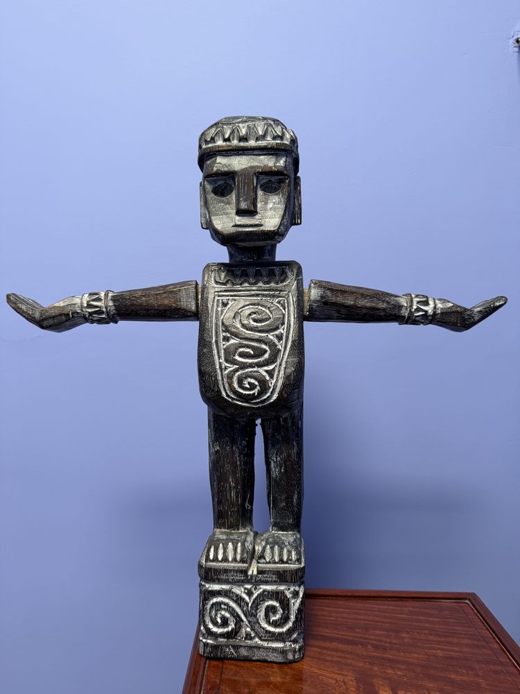 Escultura madeira - Maori